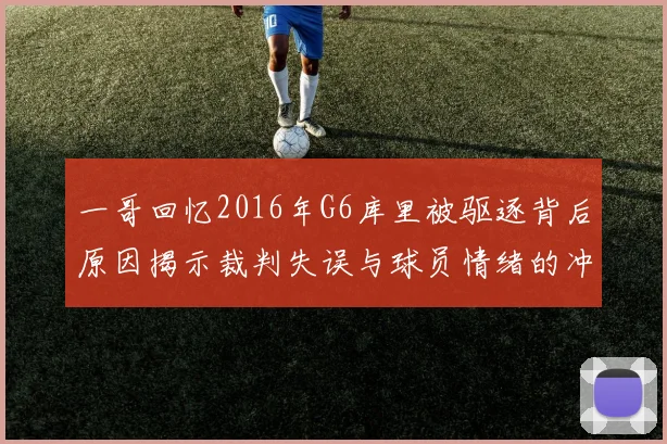 一哥回忆2016年G6库里被驱逐背后原因揭示裁判失误与球员情绪的冲突